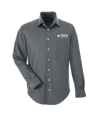 Image of Men's Stretch Twill Woven Shirt - Graphite
